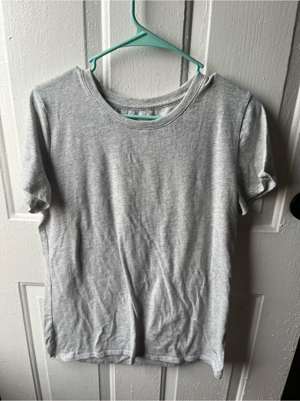Victoria's Secret PINK Heather Gray Crewneck Tee